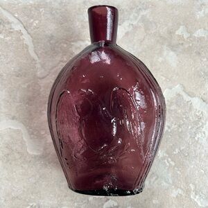 Vintage Clevenger Brothers Glass Works Amethyst Bottle